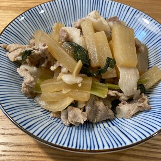 ごはんがすすむ♪大根と豚肉の生姜煮